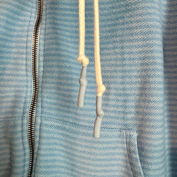 Vineyard Vines Women’s Light Blue Zip-Up 100% Cotton Size Medium - Picture 6 of 9